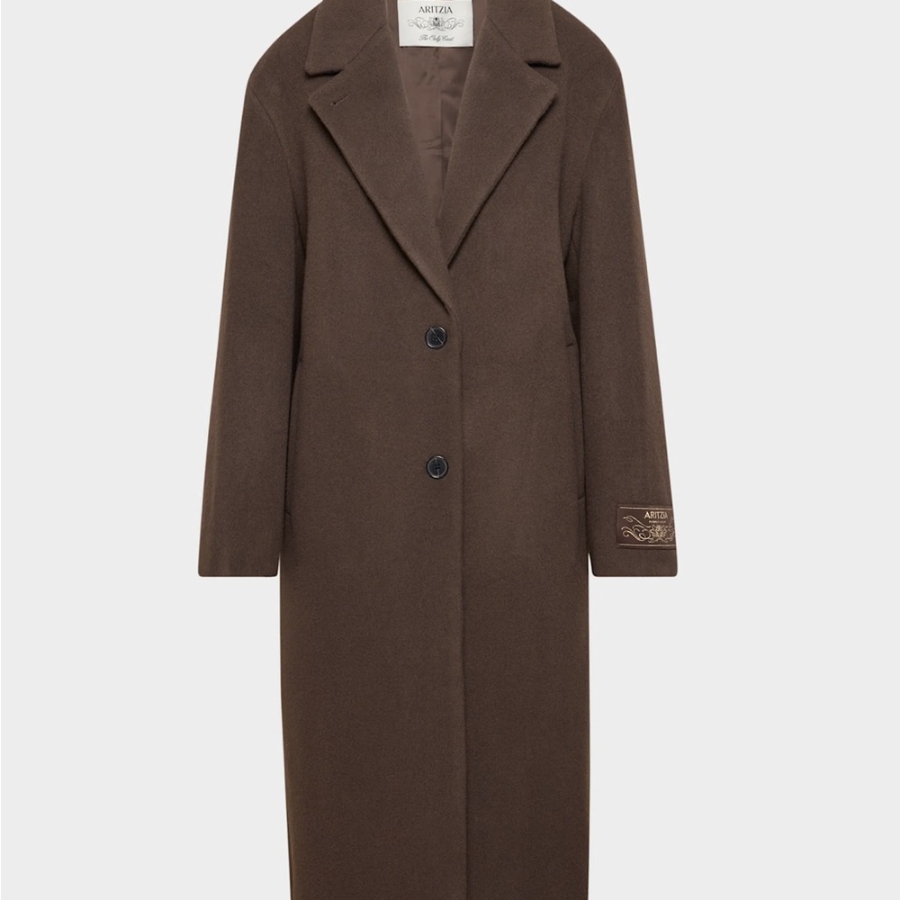 Aritzia brown pea coat - Picture 3 of 16